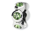 Reflections™ Sterling Silver August Preciosa Crystal Birth Month Bead / Charm