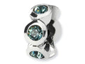 Reflections™ Sterling Silver December Preciosa Crystal Birth Month Bead / Charm