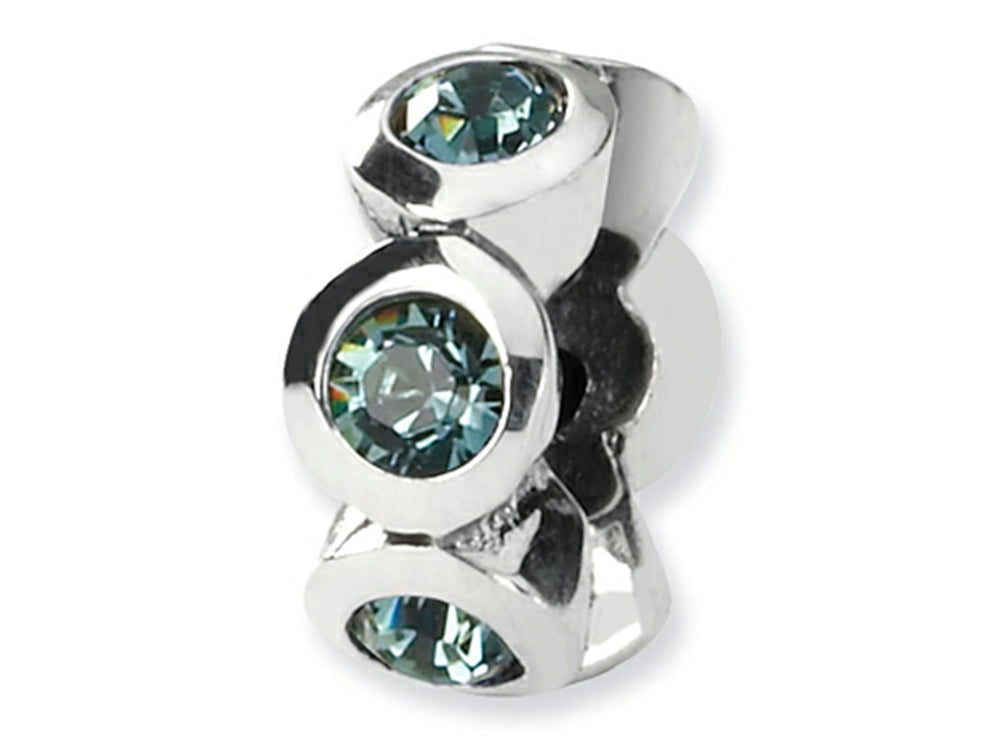 Reflections™ Sterling Silver December Preciosa Crystal Birth Month Bead / Charm