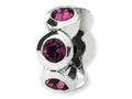 Reflections™ Sterling Silver February Preciosa Crystal Birth Month Bead / Charm