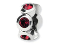 Reflections™ Sterling Silver January Preciosa Crystal Birth Month Bead / Charm