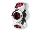 Reflections™ Sterling Silver January Preciosa Crystal Birth Month Bead / Charm