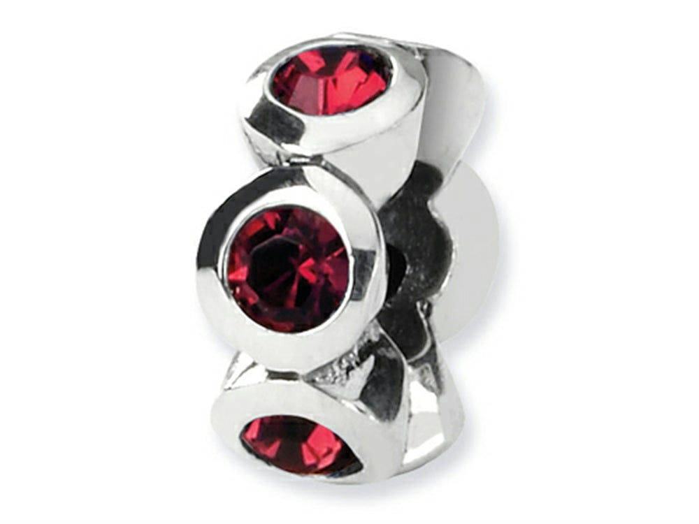 Reflections™ Sterling Silver January Preciosa Crystal Birth Month Bead / Charm