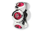 Reflections™ Sterling Silver July Preciosa Crystal Birth Month Bead / Charm