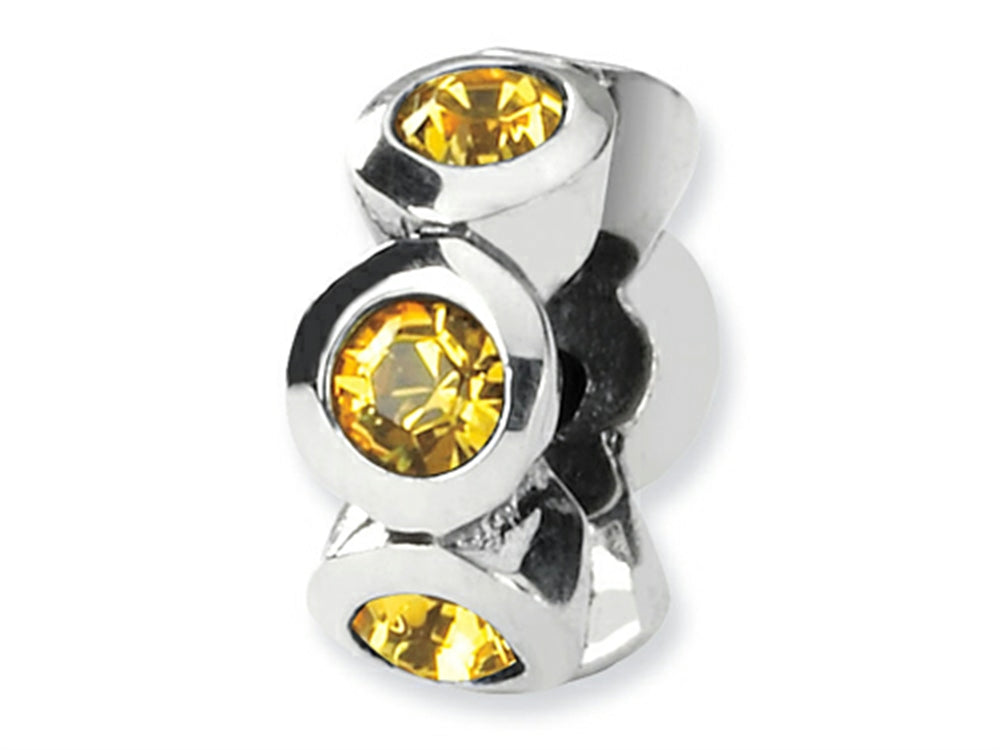 Reflections™ Sterling Silver November Preciosa Crystal Birth Month Bead / Charm