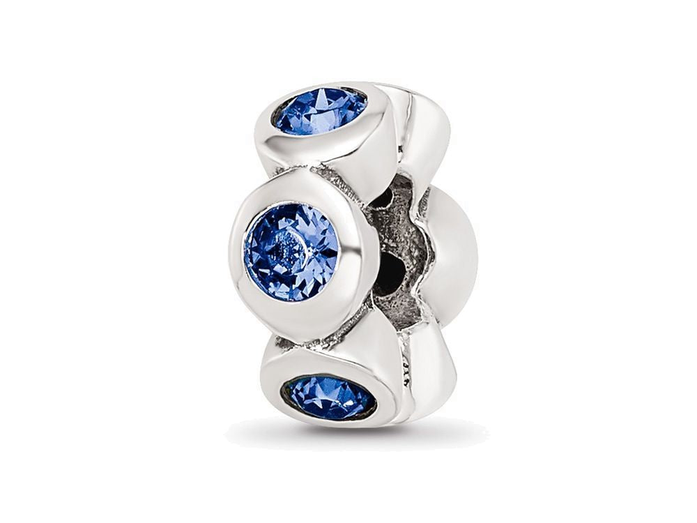 Reflections™ Sterling Silver September Preciosa Crystal Birth Month Bead / Charm