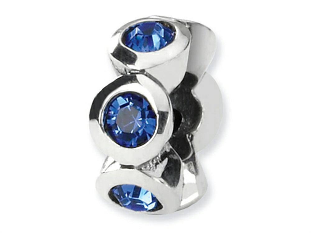Reflections™ Sterling Silver September Preciosa Crystal Birth Month Bead / Charm