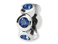 Reflections™ Sterling Silver September Preciosa Crystal Birth Month Bead / Charm