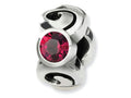 Reflections™ Sterling Silver July Preciosa Crystal Birth Month Bead / Charm