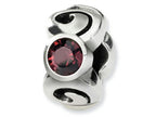Reflections™ Sterling Silver June Preciosa Crystal Birth Month Bead / Charm