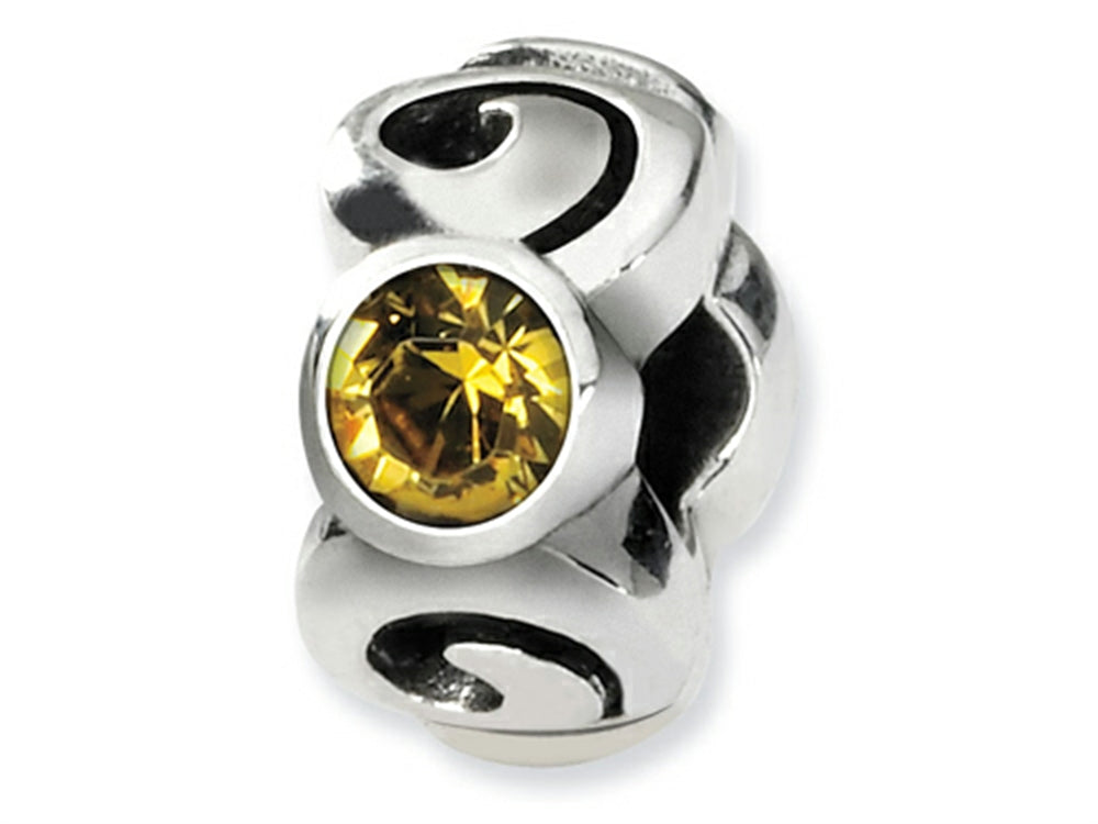 Reflections™ Sterling Silver November Preciosa Crystal Birth Month Bead / Charm