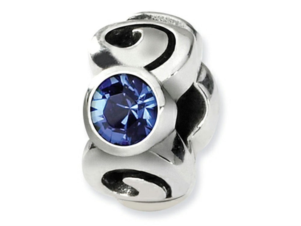 Reflections™ Sterling Silver September Preciosa Crystal Birth Month Bead / Charm