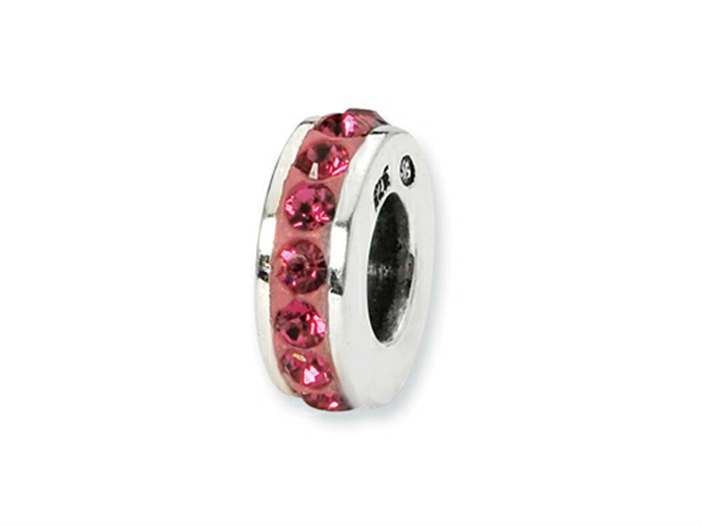 Reflections™ Sterling Silver July Single Row Preciosa Crystal Bead / Charm
