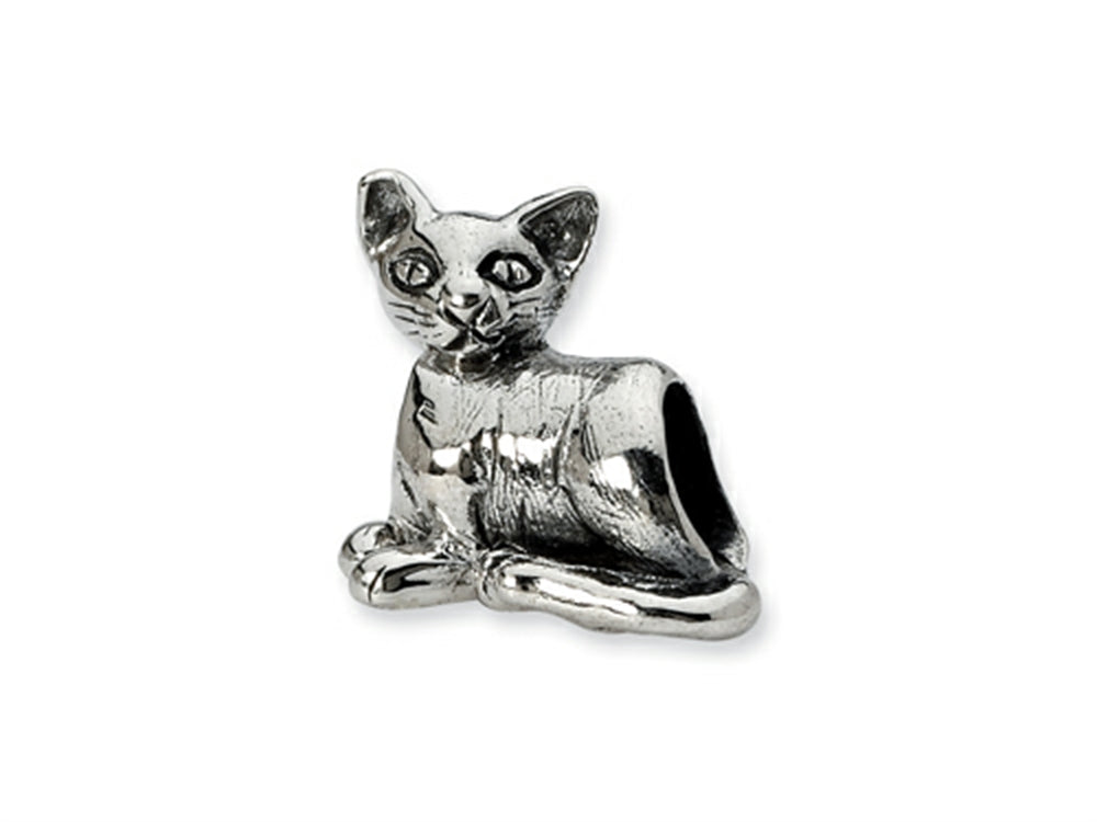 Reflections™ Sterling Silver Oriental Cat Bead / Charm