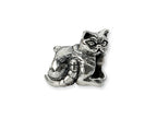 Reflections™ Sterling Silver Exotic Shorthair Cat Bead / Charm