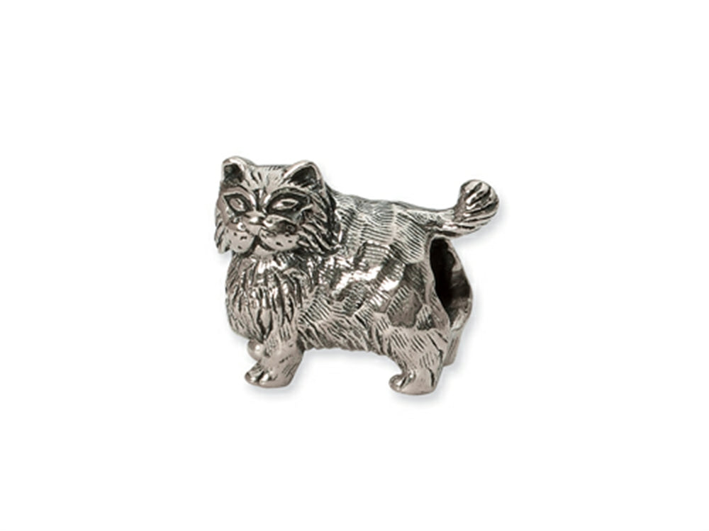 Reflections™ Sterling Silver Persian Cat Bead / Charm