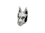 Reflections™ Sterling Silver Doberman Pinscher Head Bead / Charm