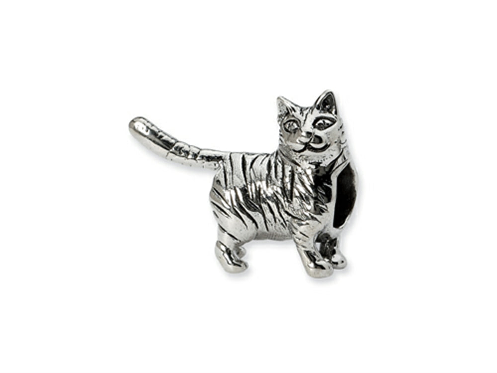 Reflections™ Sterling Silver American Shorthair Cat Bead / Charm