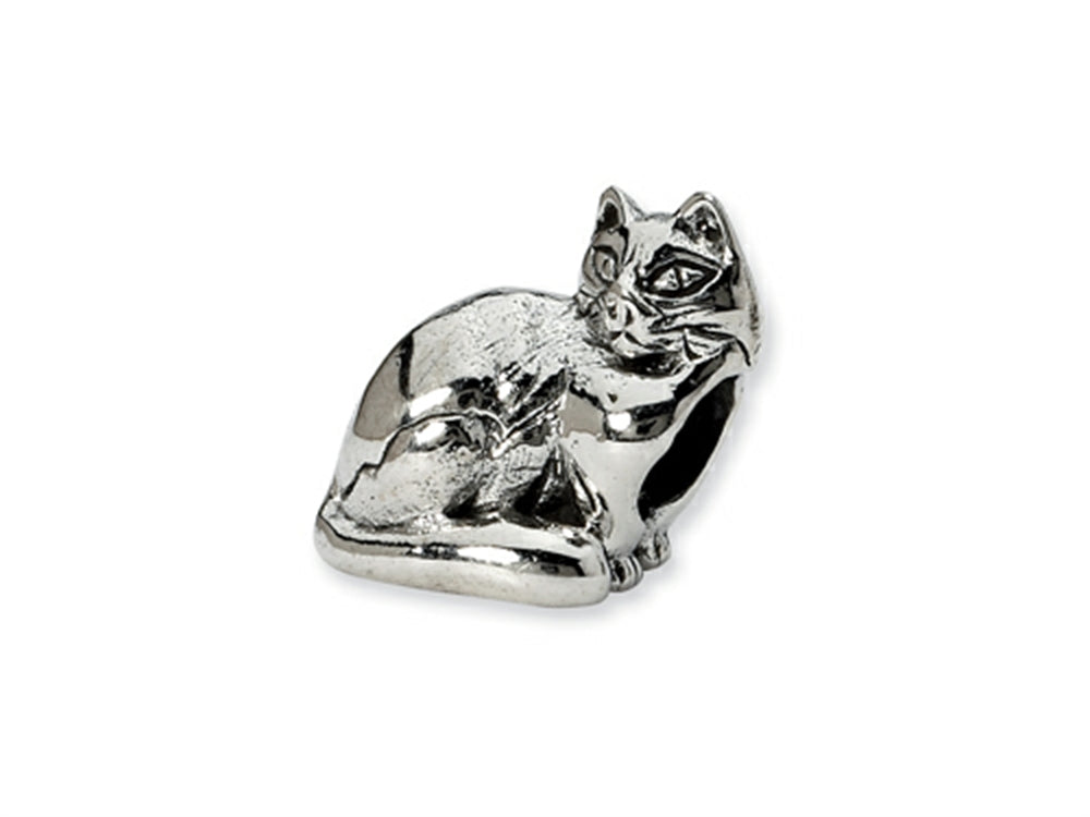 Reflections™ Sterling Silver Ragdoll Cat Bead / Charm
