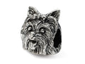 Reflections™ Sterling Silver Yorkshire Terrier Head Bead / Charm