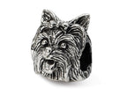 Reflections™ Sterling Silver Yorkshire Terrier Head Bead / Charm