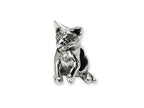 Reflections™ Sterling Silver Abyssinian Cat Bead / Charm