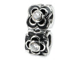 Reflections™ Sterling Silver CZ Connector Bead / Charm