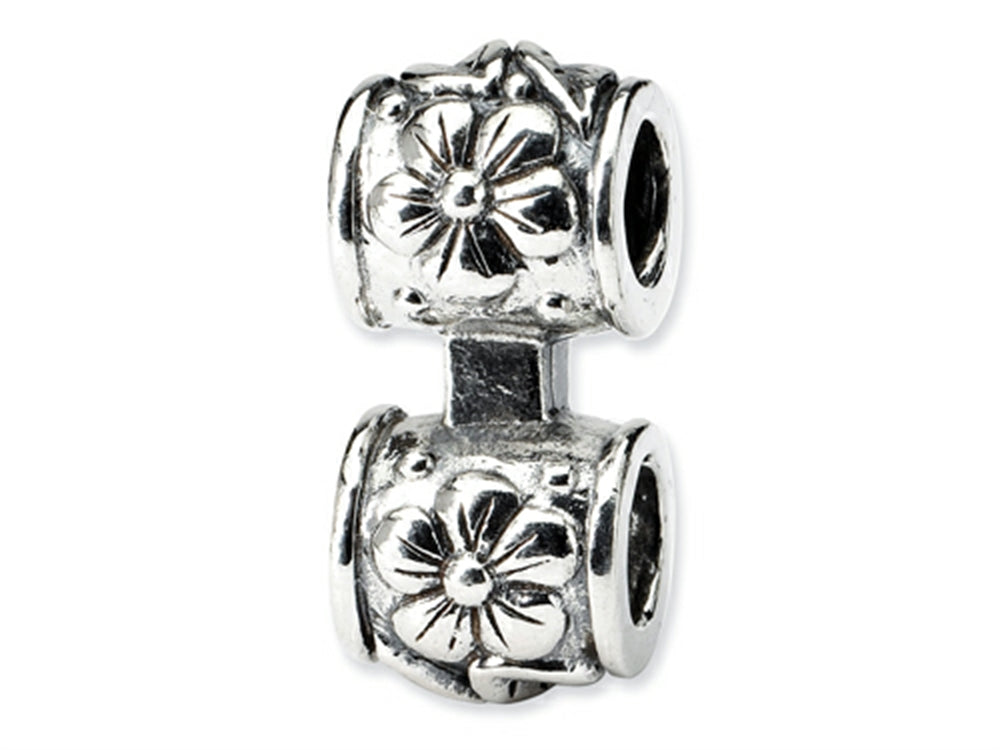 Reflections™ Sterling Silver Floral Connector Bead / Charm