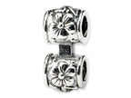 Reflections™ Sterling Silver Floral Connector Bead / Charm