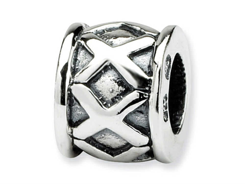 Reflections™ Sterling Silver X Bali Bead / Charm