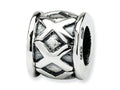 Reflections™ Sterling Silver X Bali Bead / Charm