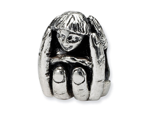 Reflections™ Sterling Silver Baby in Hands Bead / Charm