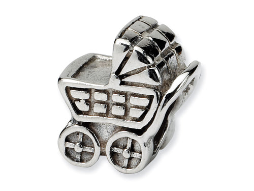Reflections™ Sterling Silver Baby Carriage Bead / Charm