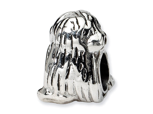 Reflections™ Sterling Silver Sitting Puppy Bead / Charm