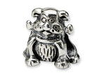 Reflections™ Sterling Silver Dog with Bone Bead / Charm