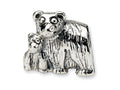 Reflections™ Sterling Silver Mama and Baby Bear Bead / Charm