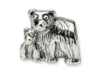 Reflections™ Sterling Silver Mama and Baby Bear Bead / Charm