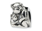 Reflections™ Sterling Silver Mama and Baby Monkey Bead / Charm