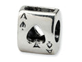 Reflections™ Sterling Silver Ace Card Bead / Charm