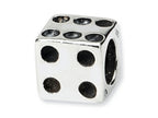 Reflections™ Sterling Silver Dice Bead / Charm