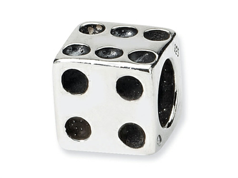 Reflections™ Sterling Silver Dice Bead / Charm
