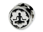 Reflections™ Sterling Silver Yoga Lotus Bead / Charm
