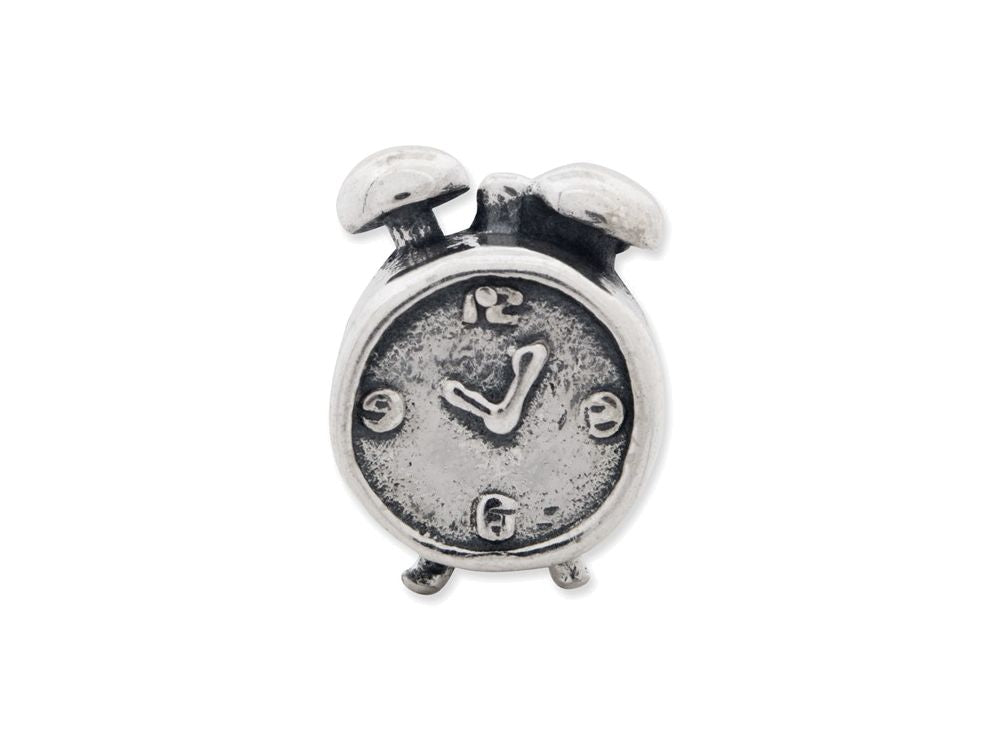 Reflections™ Sterling Silver Alarm Clock Bead / Charm