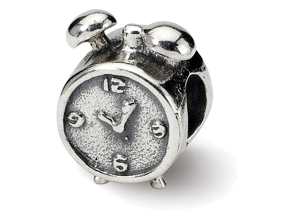 Reflections™ Sterling Silver Alarm Clock Bead / Charm