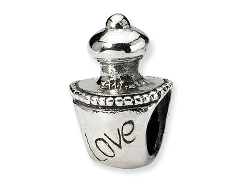 Reflections™ Sterling Silver Love Perfume Bottle Bead / Charm