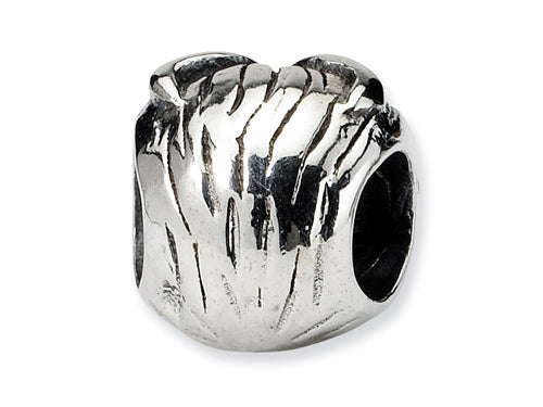 Reflections™ Sterling Silver Owl Head Bead / Charm