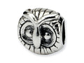 Reflections™ Sterling Silver Owl Head Bead / Charm