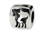 Reflections™ Sterling Silver Aries Zodiac Antiqued Bead / Charm