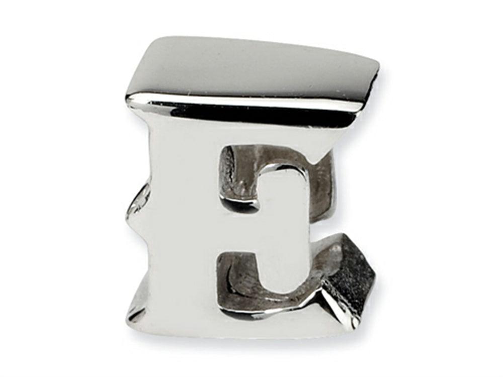 Reflections™ Sterling Silver Letter E Bead / Charm