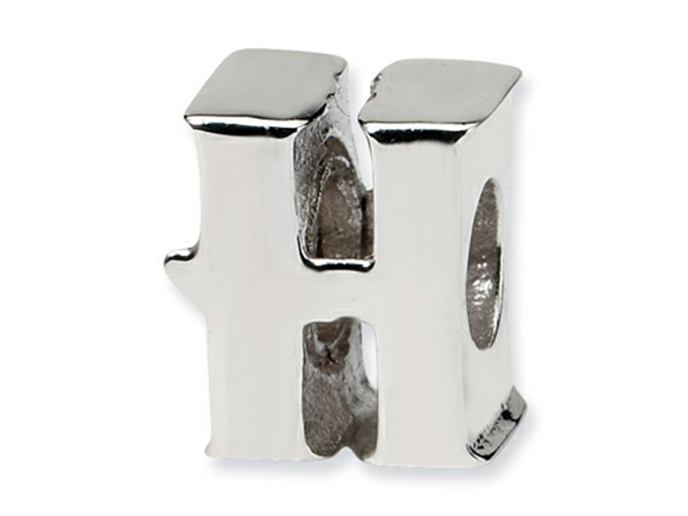 Reflections™ Sterling Silver Letter H Bead / Charm